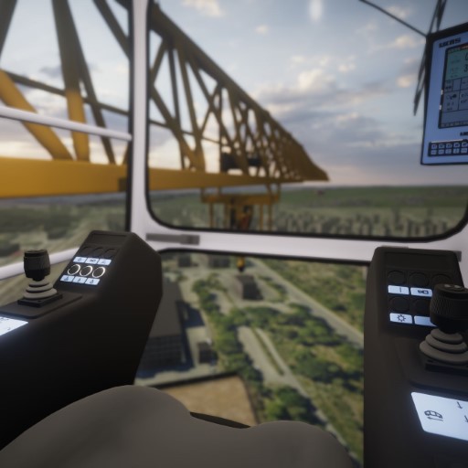 Tower crane simulator